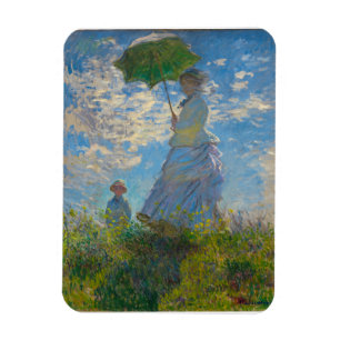 Íman Claude Monet Mulher com Parasol