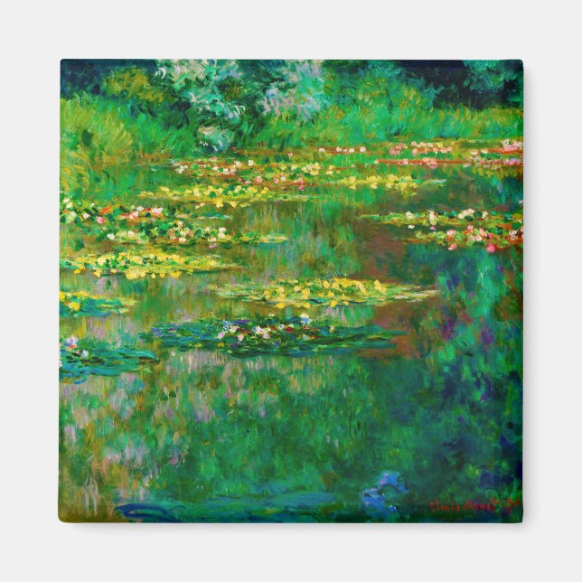 Íman Claude Monet "Nenúfares" 17. (Frente)