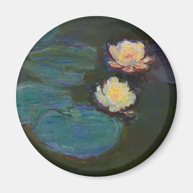 Íman Claude Monet Nenúfares Arte a Óleo Impressionista (Frente)