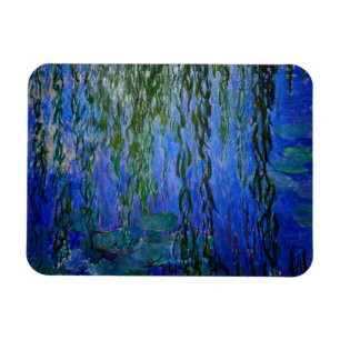 Íman Claude Monet - Nenúfares com salgueiro chorão