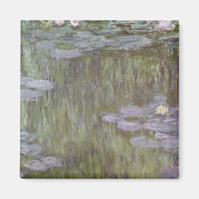 Íman Claude Monet | Ninfas em Giverny, 1918 (Frente)