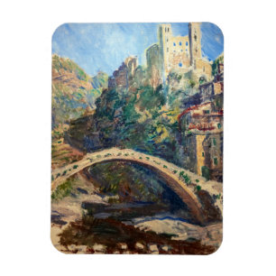 Íman Claude Monet - O Castelo de Dolceacqua