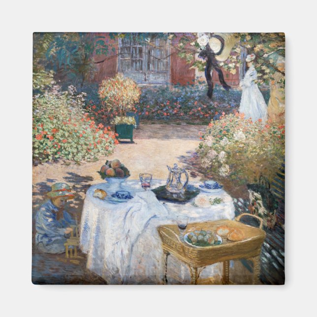 Íman Claude Monet - O Luncheon, painel decorativo (Frente)