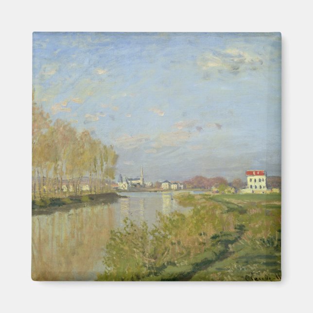 Íman Claude Monet | O Sena na Argentina, 1873 (Frente)