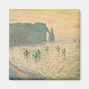 Íman Claude Monet   os penhascos em Etretat, 1886