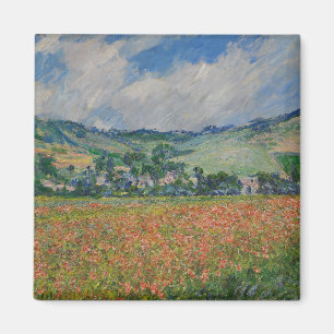 Íman Claude Monet Painting, Poppy Field em Giverny