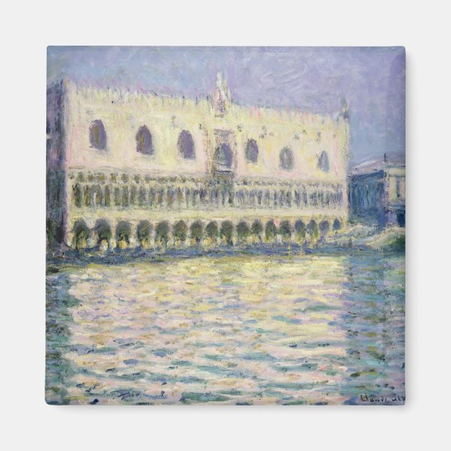 Íman Claude Monet | Palácio Ducal, Veneza, 1908 (Frente)