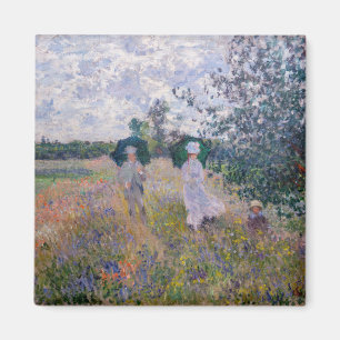 Íman Claude Monet - Passeio perto de Argenteuil