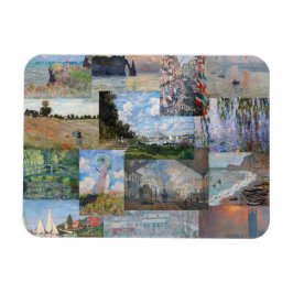 Íman Claude Monet - Patchwork de obras de arte