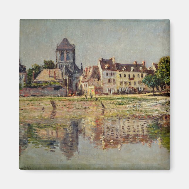 Íman Claude Monet | Pelo rio Vernon, 1883 (Frente)