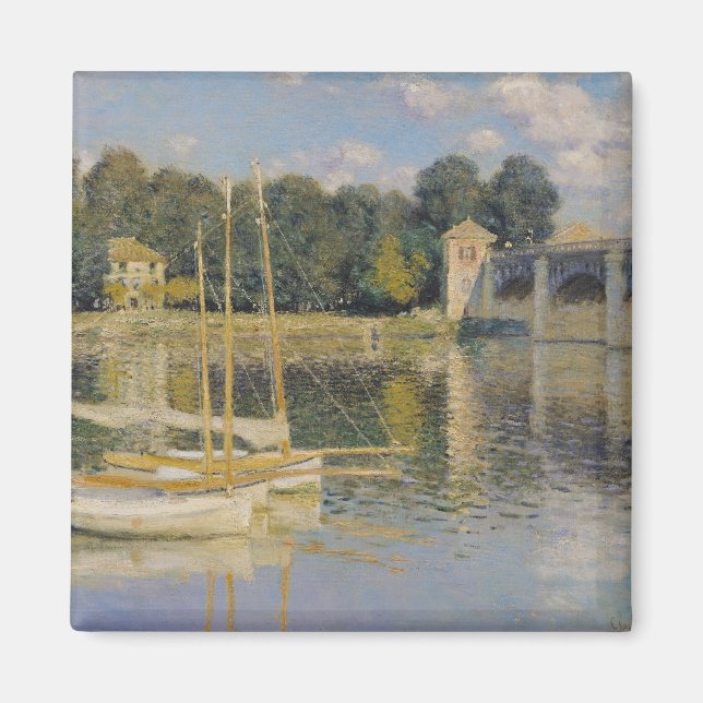 Íman Claude Monet | Ponte argentina, 1874 (Frente)