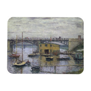 Íman Claude Monet - Ponte do Argenteuil no Dia da Cinza