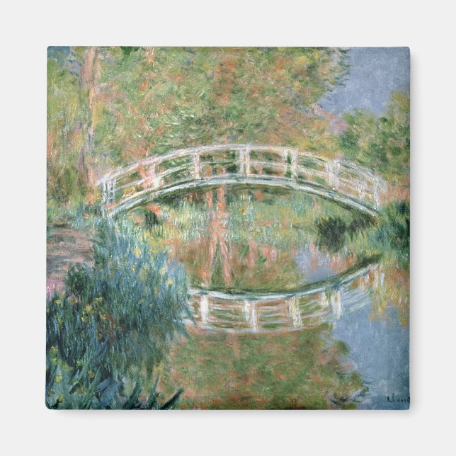 Íman Claude Monet | Ponte Japonesa, Giverny (Frente)