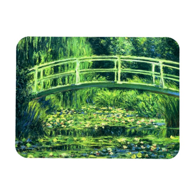 Íman Claude Monet: Ponte sobre um Lino de Água (Horizontal)
