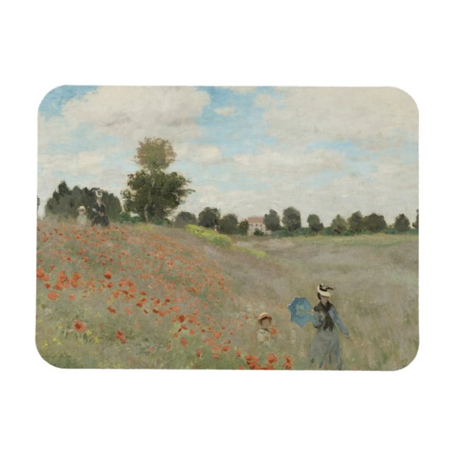 Íman Claude Monet - Poppy Field (Horizontal)