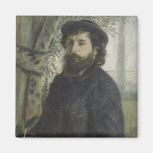 Íman Claude Monet por Pierre-Auguste Renoir