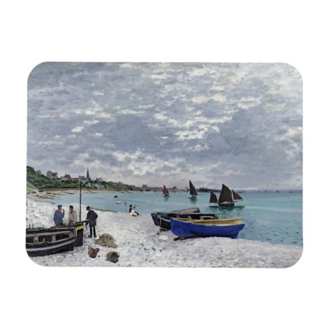 Íman Claude Monet | Praia de Sainte-Adresse (Horizontal)