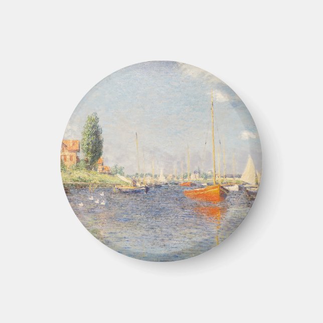Íman Claude Monet. Red Boats, Argentina (Frente)