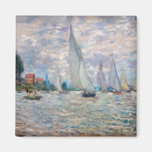 Íman Claude Monet - Regata de Barcos em Argenteuil