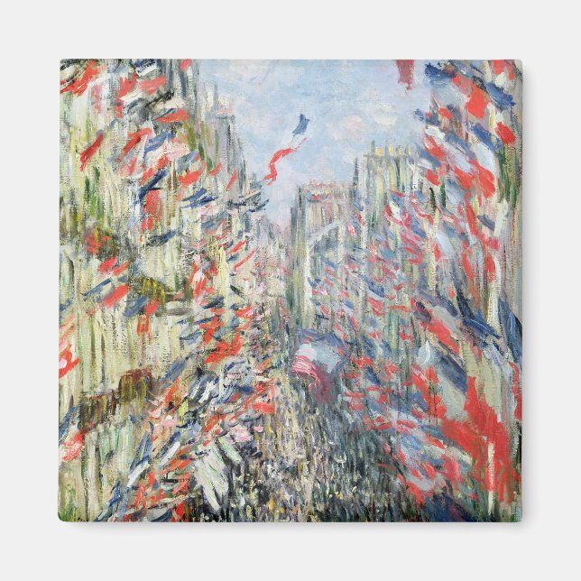 Íman Claude Monet | Rue Montorgueil, Paris (Frente)