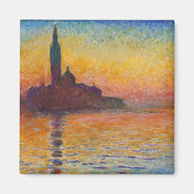 Íman Claude Monet - San Giorgio Maggiore em Dusk (Frente)