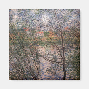 Íman Claude Monet - Springtime através dos ramos