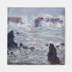 Íman Claude Monet - Tempestade na costa de Belle-Ile