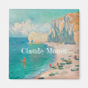 Íman Claude Monet The Beach e o Falaise d'Amont