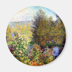 Íman Claude Monet Um Canto do Jardim em Montgeron