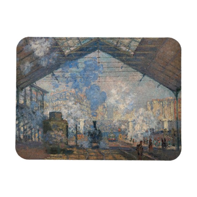 Íman Claude Monet - Vista exterior da estação de Santo- (Horizontal)