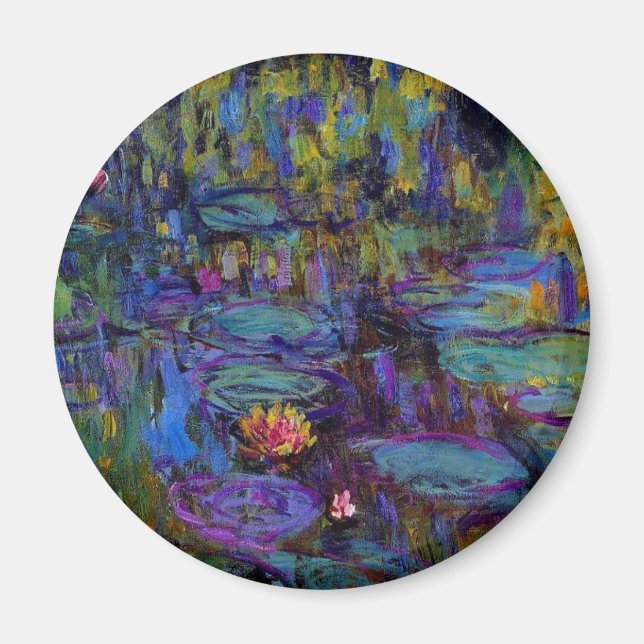Íman Claude Monet Water Lillies 1917 (Frente)