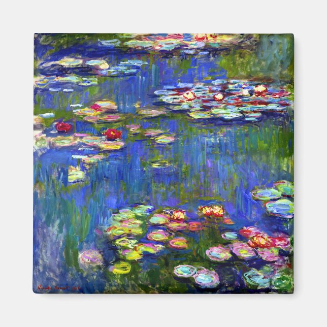 Íman Claude Monet Water Lily (Frente)