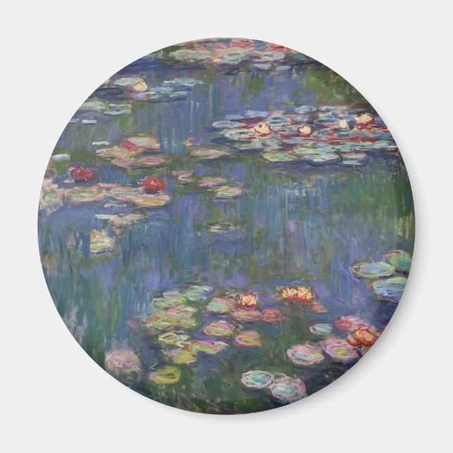 Íman Claude Monet Water Lily 1916 Fine Art (Frente)