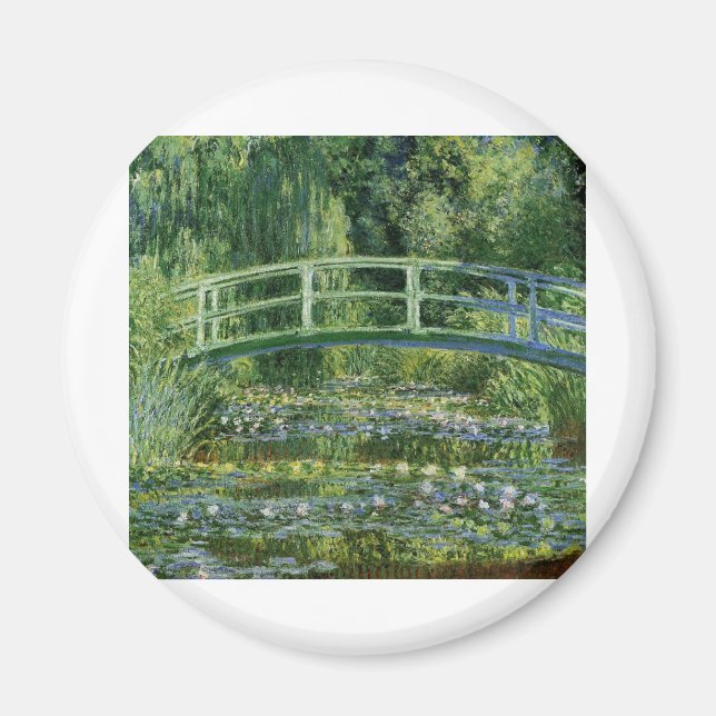 Íman Claude Monet Water Lily e Ponte Japonesa (Frente)