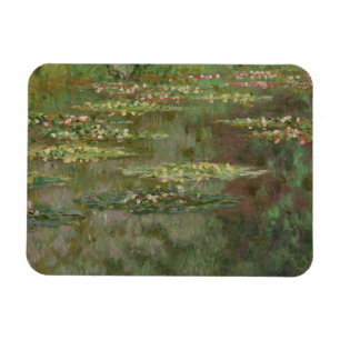 Íman Claude Monet Waterlilies ou a lagoa do lírio de