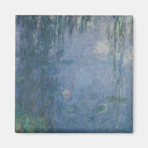 Íman Claude Monet   Waterlilies: Salgueiros Weeping,