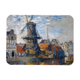 Íman Claude Monet - Windmill, Amesterdã