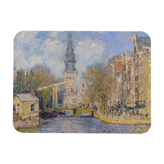 Íman Claude Monet - Windmills perto de Zaandam (Horizontal)