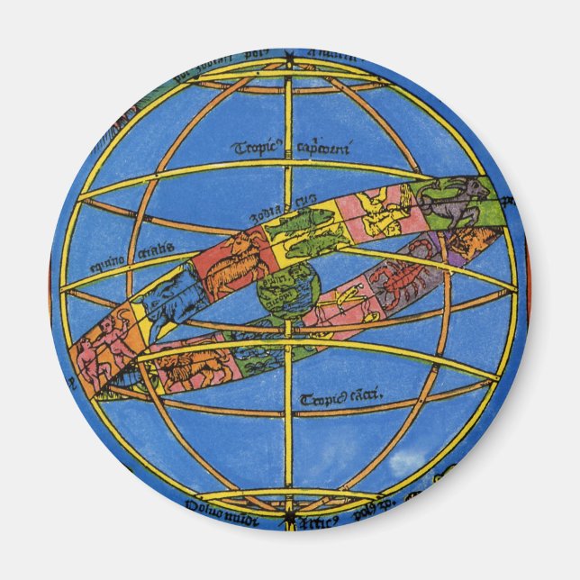 Íman Claudius Ptolomeu Astronomer, Vintage Celestial (Frente)