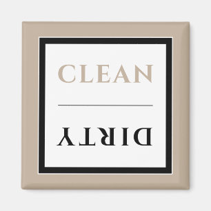 Íman Clean/Dirty Dishwasher Magnet   Neutral