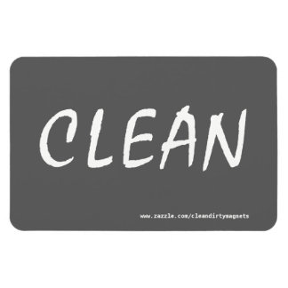 Íman CLEAN w/endereço de site ímã retangular 4x6