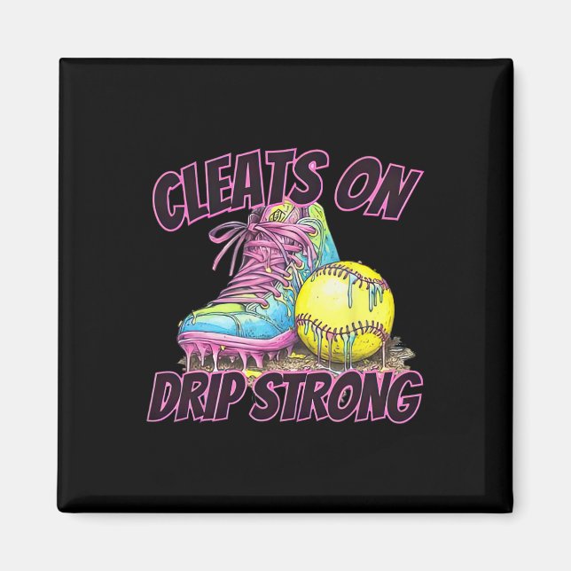 Íman Cleats On Drip Strong Softll Drip Softll Mom Retro (Frente)