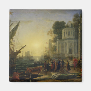 Íman Cleopatra que desembarca na parte posterioa do