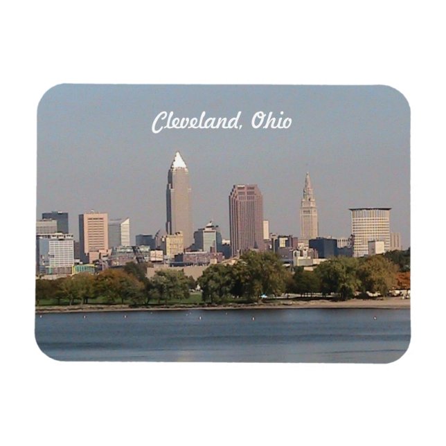 Íman Cleveland Ohio Lakefront Premium Flexi Magnet (Horizontal)
