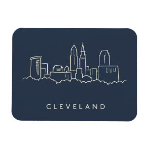 Íman Cleveland Ohio Skyline