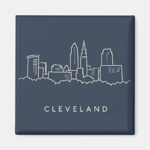 Íman Cleveland Ohio Skyline
