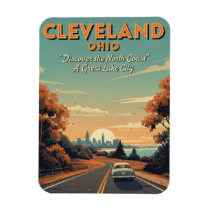 Íman Cleveland Ohio Viagens vintage