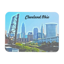 Íman Cleveland Ohio West River View Magnet