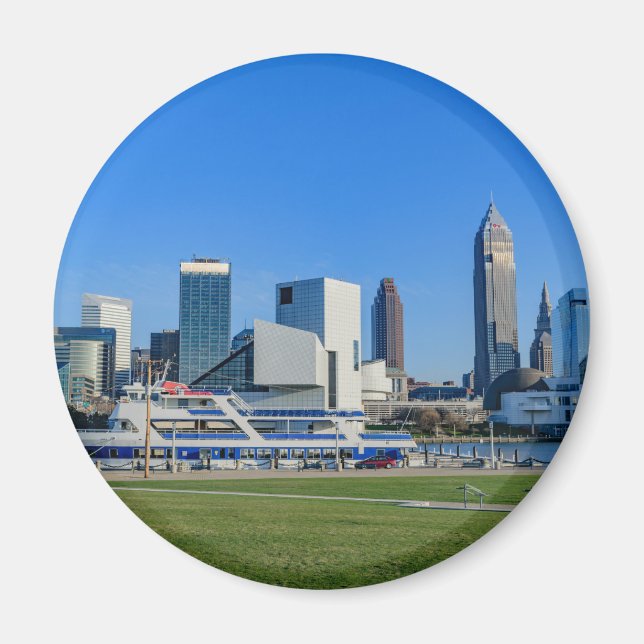Íman Cleveland Skyline (Frente)