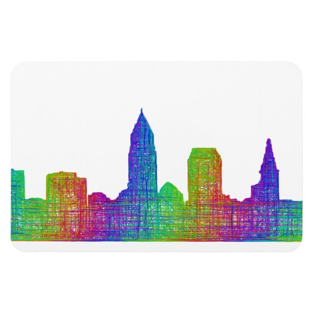 Íman Cleveland Skyline (Horizontal)